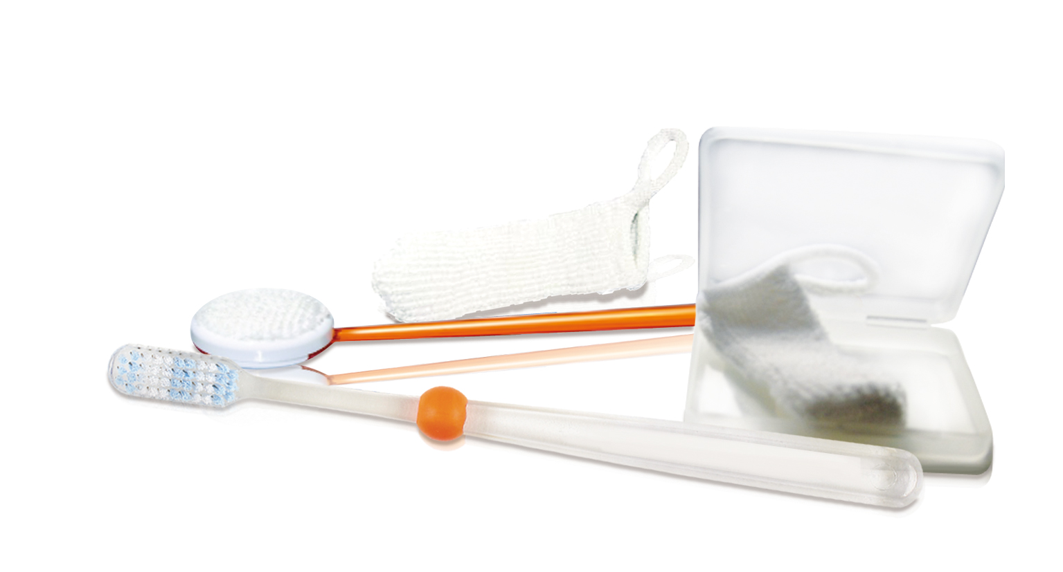 Zahnpflegeprodukte mit Silberionen Fingerzahnbürste
